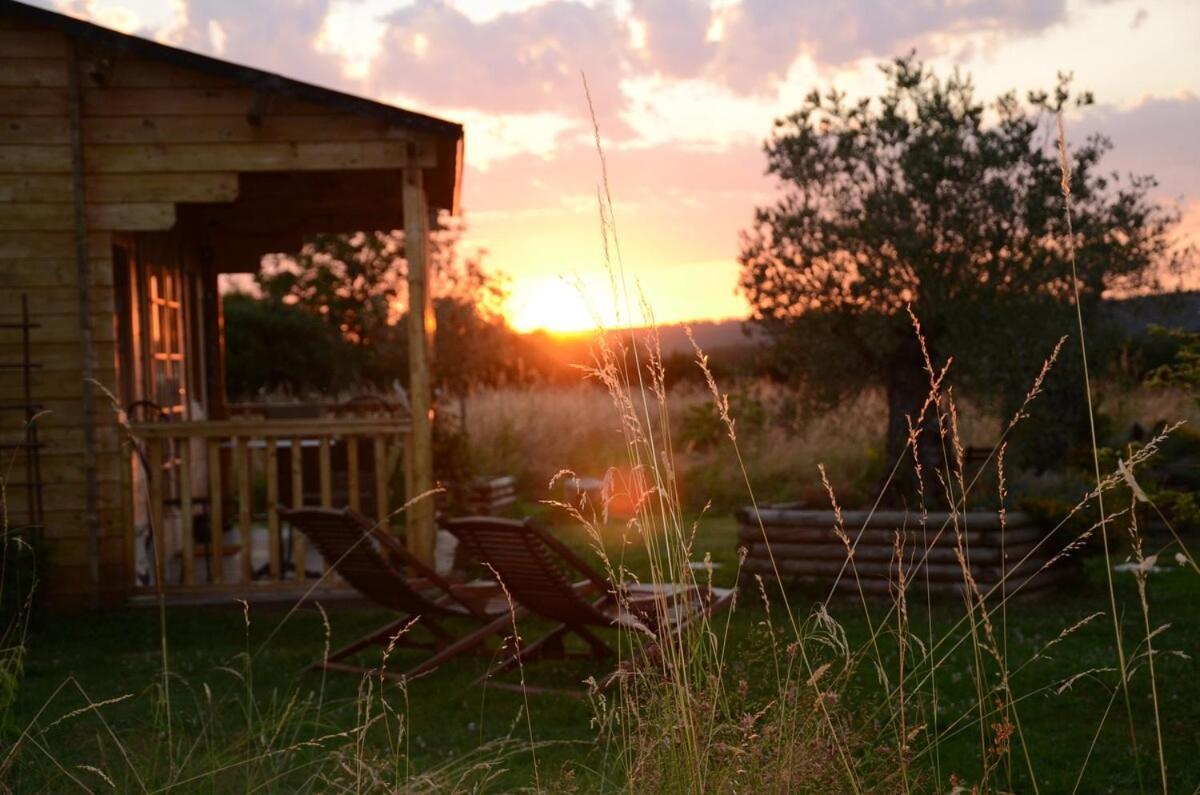 Chalet Bois Pleine Campagne A Pontigny Exteriér fotografie