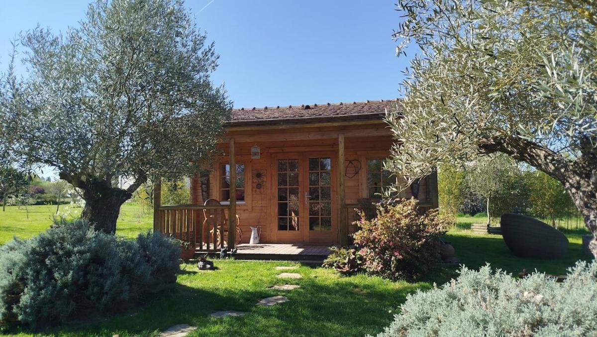Chalet Bois Pleine Campagne A Pontigny Exteriér fotografie