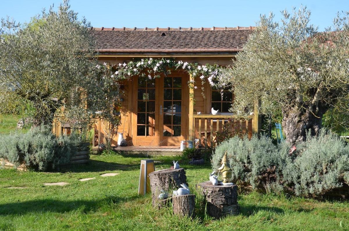 Chalet Bois Pleine Campagne A Pontigny Exteriér fotografie