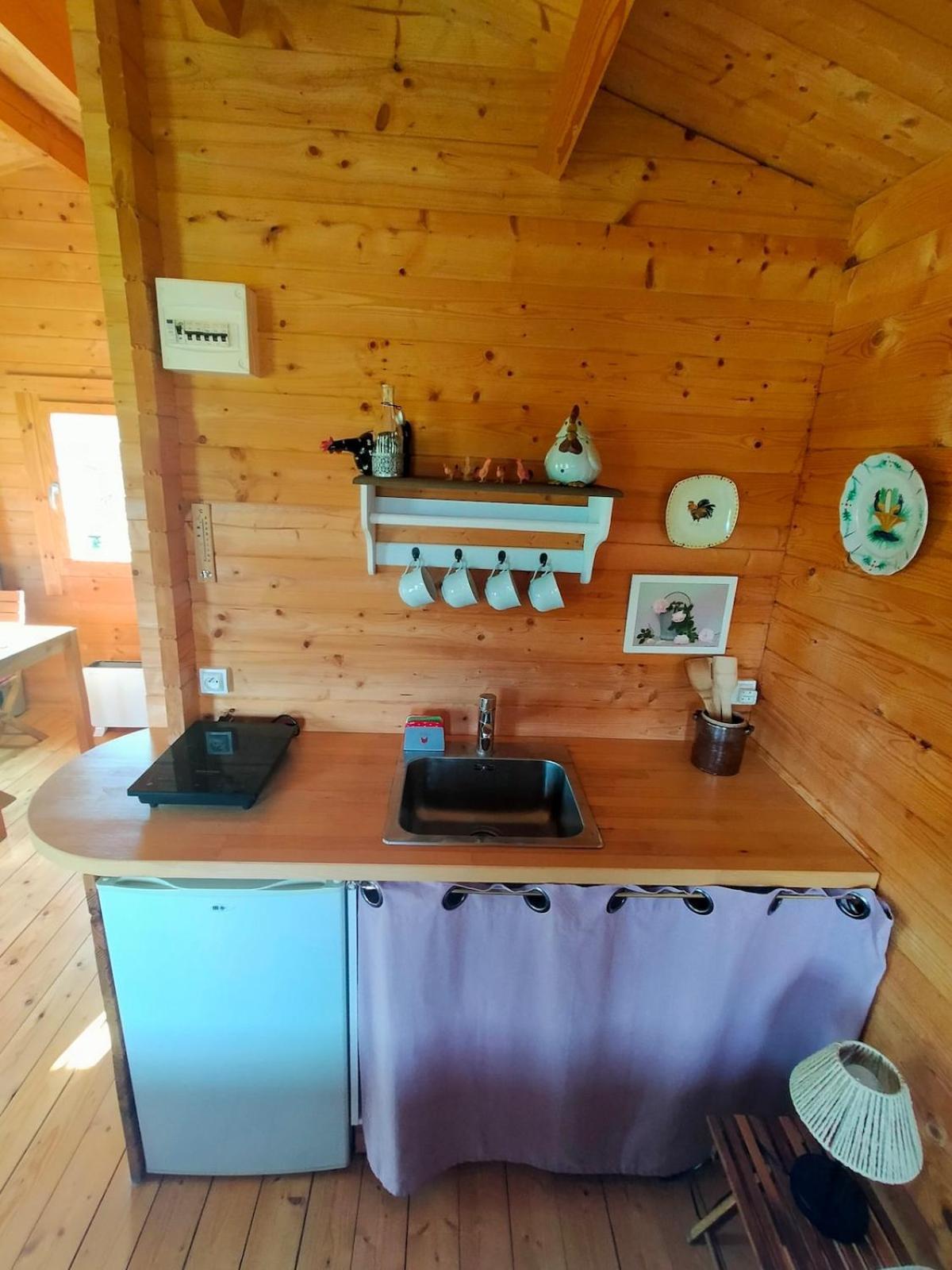 Chalet Bois Pleine Campagne A Pontigny Exteriér fotografie