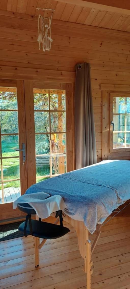 Chalet Bois Pleine Campagne A Pontigny Exteriér fotografie